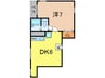POCO A POCO (南棟) 1DKの間取り