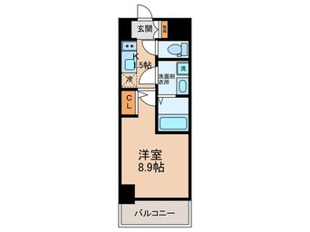 間取図 ﾌｧｰｽﾄﾌｨｵｰﾚ北大阪ﾘｱﾝ　(501)