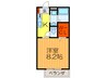 トゥル－ズ 1Kの間取り