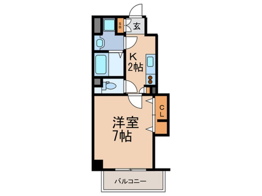 間取図 ア－バネックス六甲道