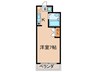 ＦＯＫ．２１ 1Kの間取り