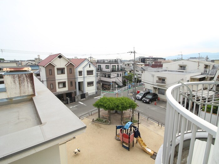 室内からの展望 ユ－カリハウス