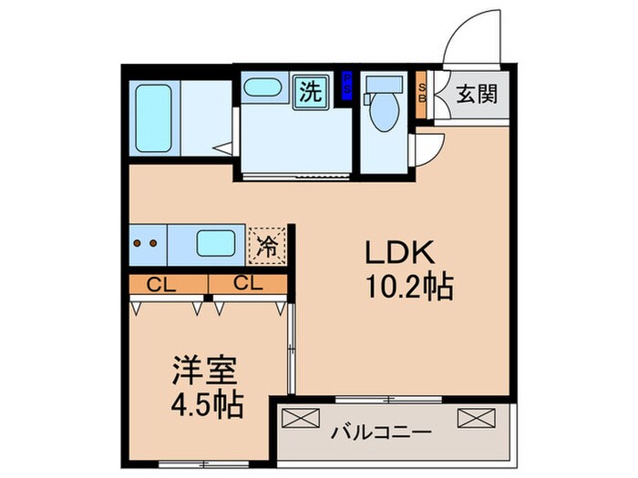 間取り図 スワンズ京都東寺ガーデン(306)