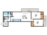 GRAMM奥海印寺　EAST 2LDKの間取り