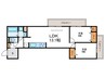 GRAMM奥海印寺　EAST 2LDKの間取り