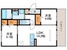 GRAMM奥海印寺　EAST 2LDKの間取り