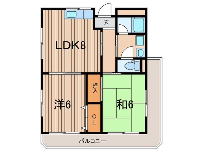 間取り図 福島ハイツ