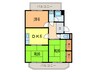 入江ビル 3DKの間取り