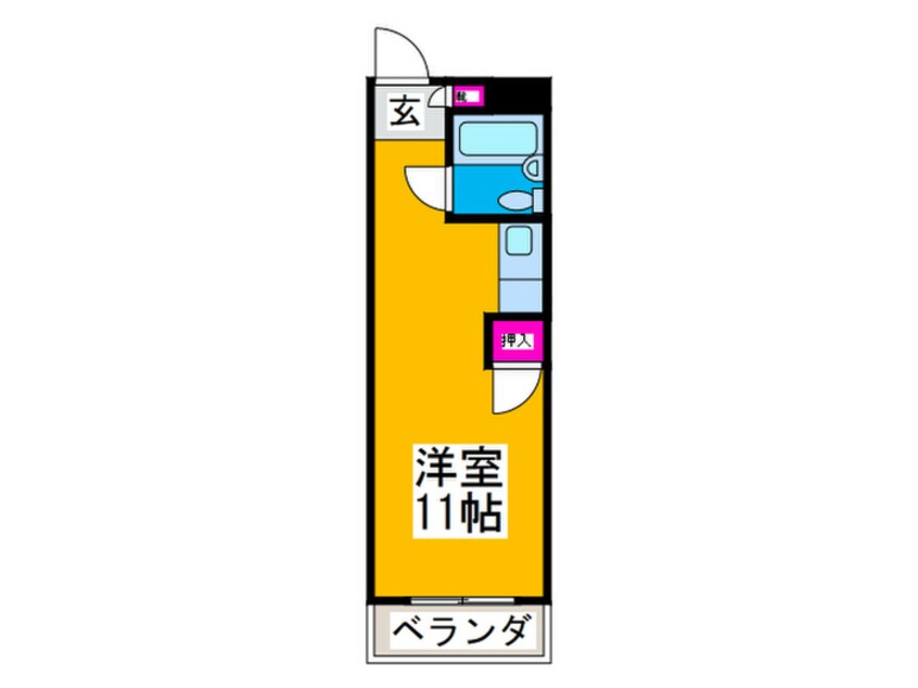 間取図 佐伯マンションＢ