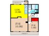 陽和台第4住宅8号棟(504) 2LDKの間取り