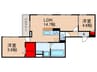 仮）D-ROOM東花園 2LDKの間取り