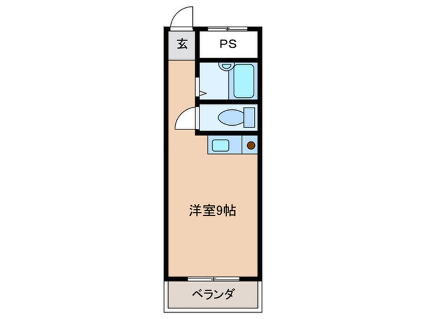 間取図 サンレスポワール天王寺