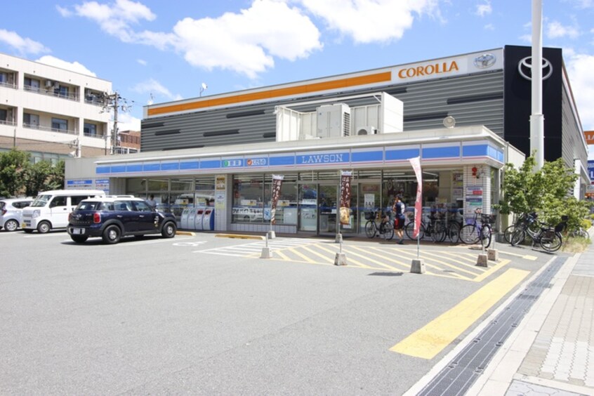 ローソン南津守７丁目店(コンビニ)まで170m グリーンコーポ北加賀屋