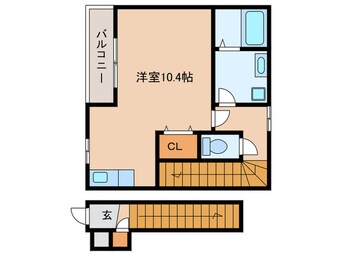 間取図 ジーメゾン塩屋