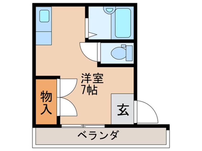 間取図 ｼｬﾙﾑ塚本