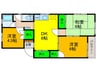 堀内マンション 3DKの間取り
