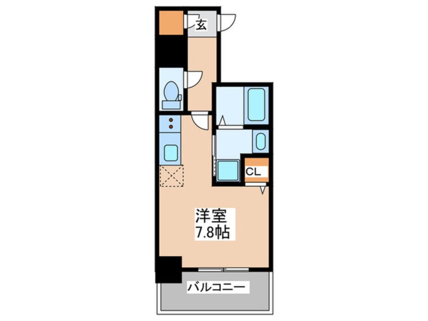 間取図 ビバ－ナ日本橋