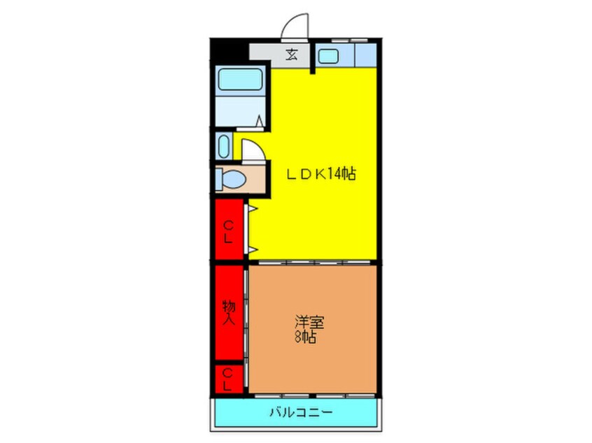 間取図 桜宮ハイツ