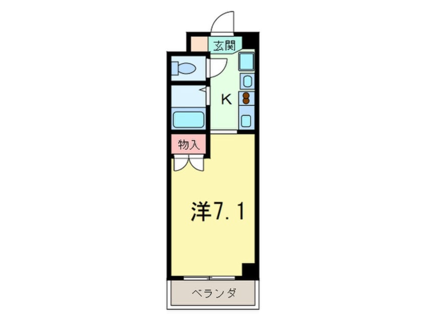 間取図 アミスタ－御影