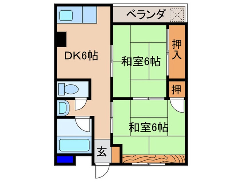 間取図 サンハイム笹野