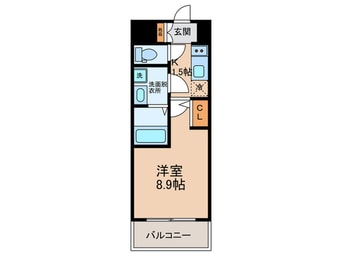 間取図 ﾌｧｰｽﾄﾌｨｵｰﾚ北大阪ﾘｱﾝ　(802)