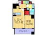 アピリラージュ 1LDKの間取り
