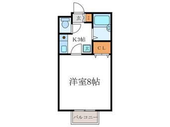 間取図 リーヴル松ヶ崎