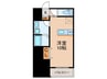 グランメール出在家町 1Rの間取り