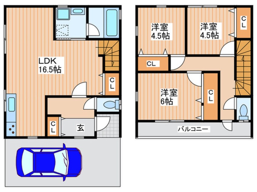 間取図 中東住宅　2号