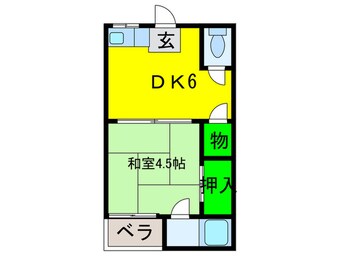 間取図 井下花園マンション