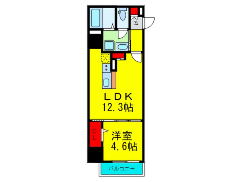 間取図 INOYA BLDG RESIDENCE