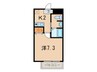 エスクイ－ナ西宮北口 1Kの間取り