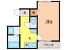 ポトス売布 1Kの間取り