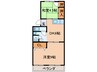 マンション和光 2DKの間取り