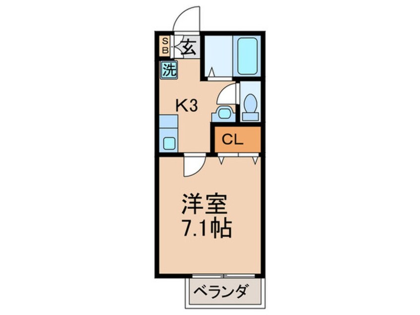 間取図 ヤシャ－ルＹＡ棟
