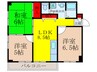 五月ヶ丘ハイツ 3LDKの間取り