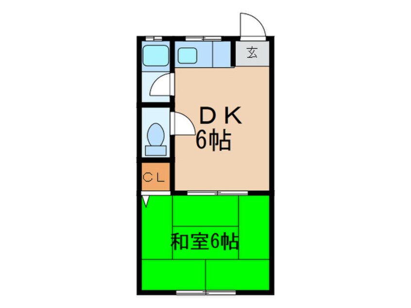 間取図 稲荷の森ハイツ