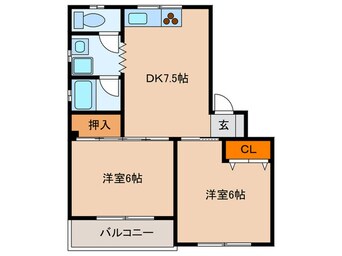 間取図 ハイツ三先