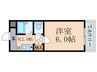 エリ－トＮＡＫＡＮＯⅡ 1Kの間取り