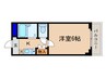 エリ－トＮＡＫＡＮＯⅡ 1Kの間取り