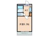 エリ－トＮＡＫＡＮＯⅡ 1Kの間取り
