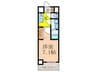S-RESIDENCE三国WEST 1Kの間取り
