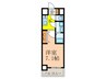 S-RESIDENCE三国WEST 1Kの間取り