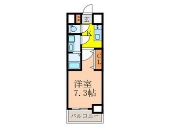 間取図 S-RESIDENCE三国WEST