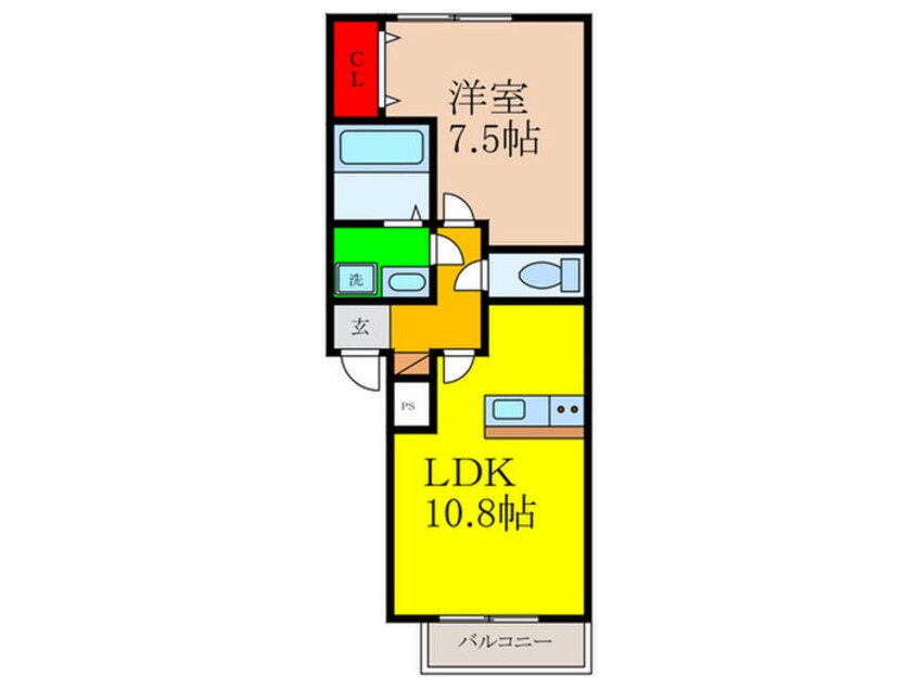 間取図 星見レスガス