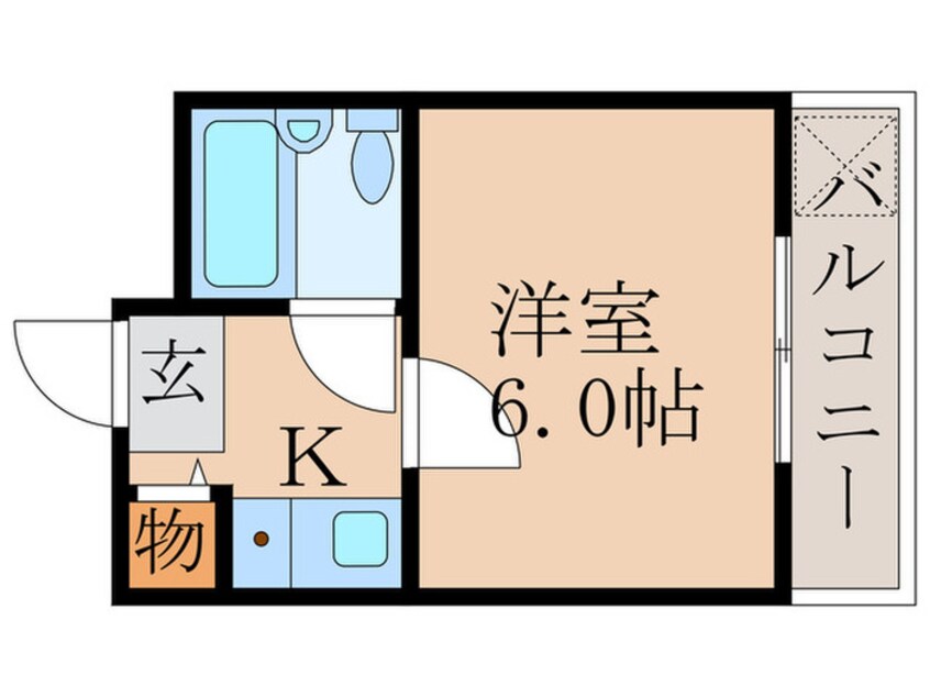 間取図 第20長栄ｲｽｽﾞﾍﾞﾙ京都伏見