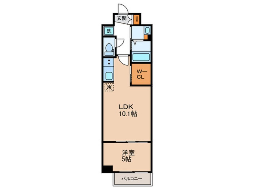 間取図 スワンズ京都東寺ガーデン(401)