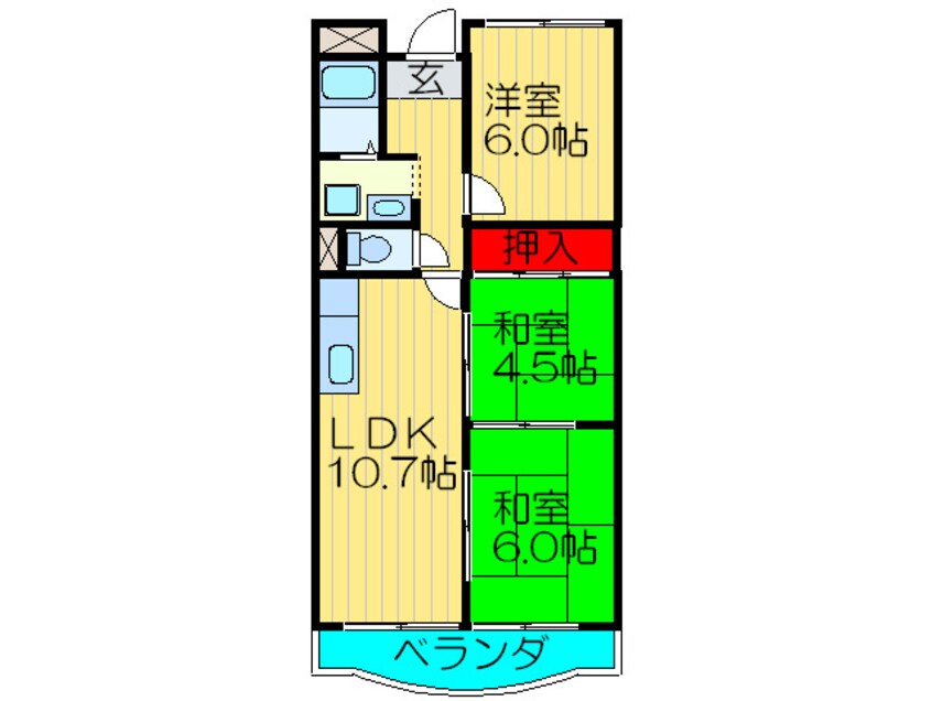 間取図 カサベルデ星ノ森