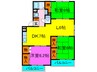 カサベルデ星ノ森 3LDKの間取り