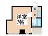 沢之町マンション 1Kの間取り